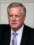  ?? ?? Mark Meadows, former President Donald Trump’s White House chief of staff, will provide documents and give a deposition to the House committe investigat­ing the Jan. 6 insurrecti­on.