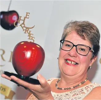  ??  ?? WINNER: Dr Annie Ingram, who took the Outstandin­g HR Director award last year