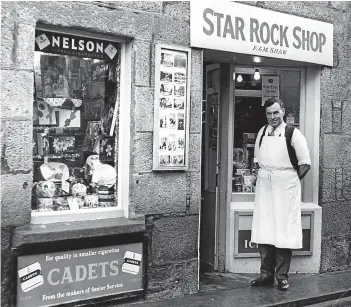 ??  ?? The exterior of the Star Rock Shop taken in December 1965. Does anyone have any memories of visiting the sweet shop?