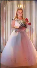  ?? COURTESY OF DEBBIE REA ?? Marissa Minneci, 10, was crowned Young Miss East Kern County.