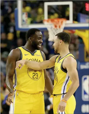  ?? ANDA CHU — BAY AREA NEWS GROUP, FILE ?? The play of the Warriors’ Draymond Green, left, and Stephen Curry will largely determine the team’s success in the upcoming season.