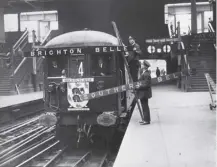  ??  ?? 0 On this day in 1972, the Brighton Belle luxury express made its last journey from London Victoria station