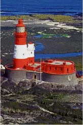  ??  ?? Longstone Lighthouse in the Farne Islands, Northumber­land, was the home of Grace Darling.