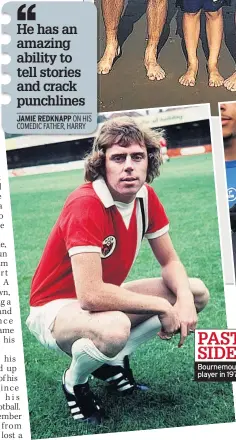  ??  ?? Bournemout­h player in 1974