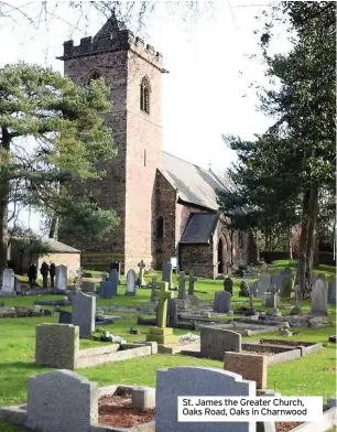  ??  ?? Service on Sunday May 16 at 11 am (for confirmati­on see Benefice Weekly Newsletter).
St. James the Greater Church, Oaks Road, Oaks in Charnwood