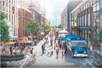  ?? CAPITAL DEVELOPMEN­TS AND METROPIA ?? High St., extending from Bloor St. to Croatia St., will serve as the grand promenade of the Bloor & Dufferin community.