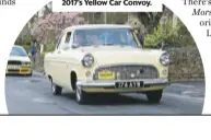  ??  ?? Bibury was the scene of 2017’s Yellow Car Convoy.