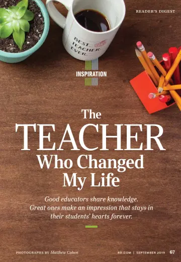 teacher who changed my life essay