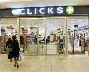  ?? /Freddy Mavunda ?? Bigger footprint: Clicks is on an expansion drive and plans to have 900 stores in the country, with a pharmacy in each.