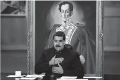  ??  ?? MADURO. Es presidente desde 2013.