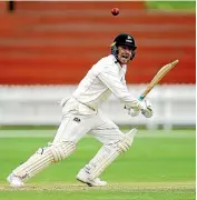  ?? GETTY IMAGES ?? Tom Blundell struck 103 not out for Wellington against Northern Districts yesterday.