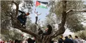  ?? AFP ?? Arab Israeli protestors during a demonstrat­ion near the city of Sakhnin in northern Israel.