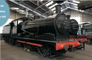  ?? ALEXA STOTT ?? No. 8217 currently resides in the unique surviving working roundhouse at Barrow Hill.