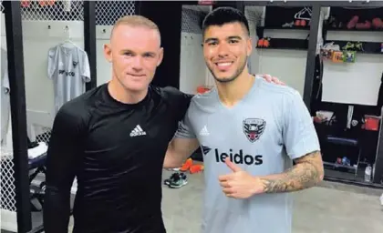  ?? FACEBOOK D.C. UNITED ?? El experiment­ado delantero inglés Wayne Rooney es el referente en ataque del D. C. United, de la Major League Soccer de Estados Unidos, en el que también militan Ulises Segura y Joseph Mora.