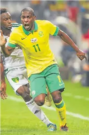  ?? /Gallo Images ?? Rising star: Leftback or wing Maphosa Modiba is one of the emerging Bafana players who have impressed.