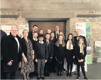  ??  ?? Special event
Pupils from across West Lothian had the chance to hear Sir David Attenborou­gh’s speech