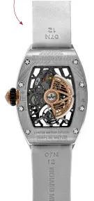  ??  ?? 44 different stamping procedures were necessary to complete the watch’s case