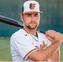  ?? KARL MERTON FERRON/BALTIMORE SUN ?? Outfield prospect Colton Cowser struggled at times in his first full profession­al season after the Orioles drafted him fifth overall.