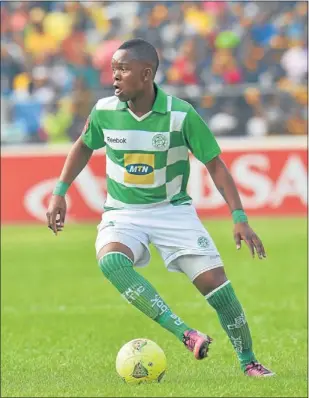  ?? PHOTO: GALLO IMAGES ?? GOOD FORM: Bloemfonte­in Celtic striker Lerato Manzini