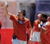  ?? Adam Davis / Getty Images ?? Texas assistant Jeff Banks has strong recruiting ties in the state after stints at UTEP and Texas A&M.