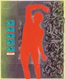  ??  ?? David Wojnarowic­z, Neon Dancer, color ink, paper collage & paint on postcard, 1982. Estimate $5,000 to $8,000