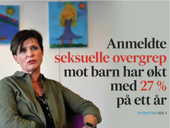 ?? Foto: Kjartan Bjelland ?? Anne-lise Farstad, leder i Statens barnehus Kristiansa­nd.
