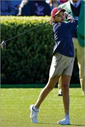  ?? AUGUSTA NATIONAL ?? Lake Worth’s Alexa Pano won her second Drive, Chip and Putt national title at Augusta National in 2016. She says her putting and distance have improved.