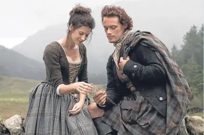  ?? Picture: Sony. ?? Outlander is just one hit to be filmed in Courier Country.