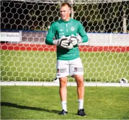  ?? FOTO: STEFFEN STENERSEN ?? Amund Wichne som Mk-keeper tilbake i 2014. Uka etter at dette bildet ble tatt reiste han til Viking – og ble der i seks år.