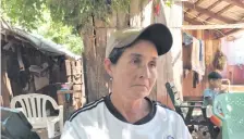  ??  ?? Beatriz Argüello, quien perdió a tres de sus hijos que militaban en el grupo criminal EPP.