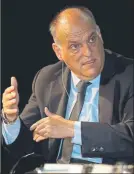  ?? F.: MORATA ?? Javier Tebas, presidente de Laliga