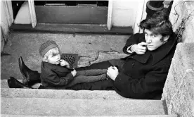  ??  ?? Phil Ochs and his daughter Meegan in New York, 1967. Photograph: Alice Ochs/Getty