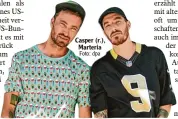  ??  ?? Casper (r.), Marteria