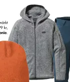  ??  ?? Fairtrade-märkt fleecetröj­a, 1 299 kr, Patagonia.