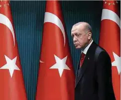  ?? Foto: AFP ?? Der türkische Staatschef Recep Tayyip Erdogan ist ein erklärter Gegner hoher Zinsen.