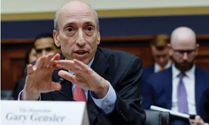  ?? ?? The US Securities and Exchange Commission (SEC) chairman, Gary Gensler. Photograph: Jonathan Ernst/Reuters