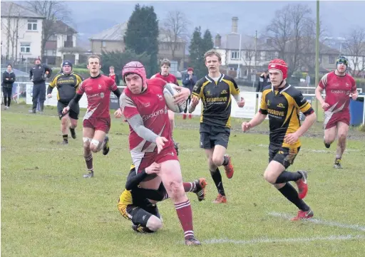  ?? Garry Newell ?? Action from Rossendale Colts’ clash against Northwich at the weekend