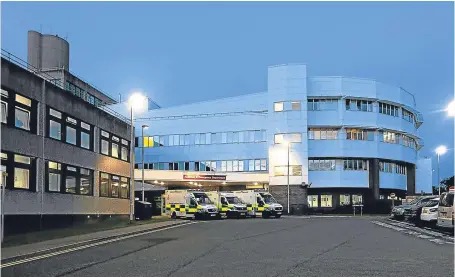  ??  ?? The SNP say slashing NHS funding by £500m a year would hit many hospitals, including Ninewells in Dundee.