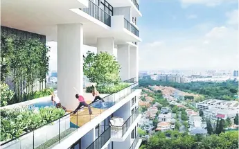  ??  ?? An artist’s impression of Trilinq Singapore. IOI Properties’ results were boosted by higher-than-expected property billings and margins, thanks to Trilinq, Singapore.