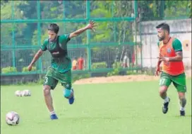  ?? HT PHOTO ?? Michael Soosairaj will hope his performanc­e this season will finally convince India head coach Stephen Constantin­e to select him for the national team.