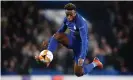  ??  ?? Callum Hudson-Odoi, whose season was ended by injury, wanted to leave Chelsea for Bayern Munich in January. Photograph: Clive Mason/Getty Images