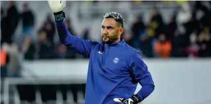  ?? TWITTER ?? El portero tico Keylor Navas no fue exigido durante el juego contra el Pays de Cassel.