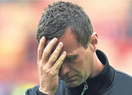  ??  ?? Ronny Deila will leave Celtic Park at the end of this campaign after two seasons in charge.