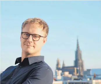  ?? FOTO: STEPHANIE DUONG ?? Marcel Emmerich will für die Grünen in Ulm und im Alb-Donau-Kreis in den Bundestag.