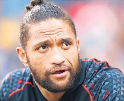  ?? Picture / Photosport ?? Manu Vatuvei is considerin­g a shock early exit from the Warriors as time and injuries catch up.