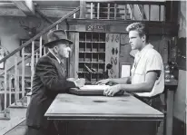  ?? COURTESY PHOTO ?? John Ericson, right, and Spencer Tracy in the 1955 film Bad Day at Black Rock. Ericson died May 3.