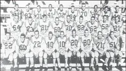  ??  ?? The 1956 Steers’ football team, the first to play at Memorial Stadium, will be honored before this Friday’s game.