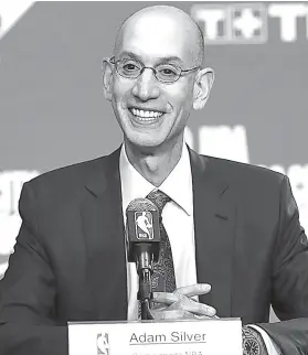  ??  ?? Adam Silver