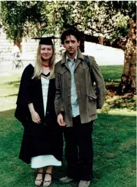  ??  ?? ABOVE: Liadan Hynes with a friend on her graduation day from Trinity