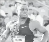  ??  ?? Christian Coleman